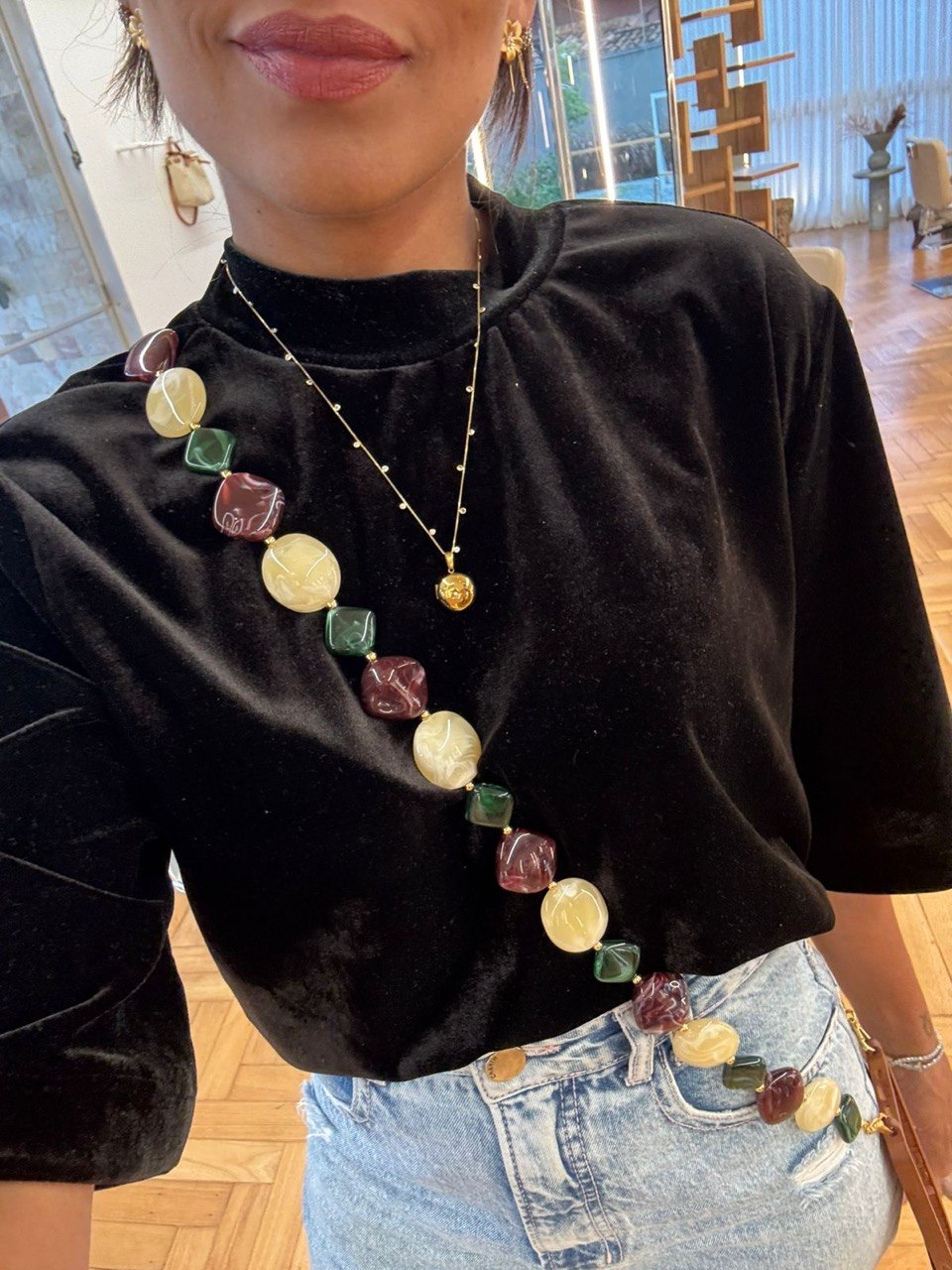 Cliente com alça longa